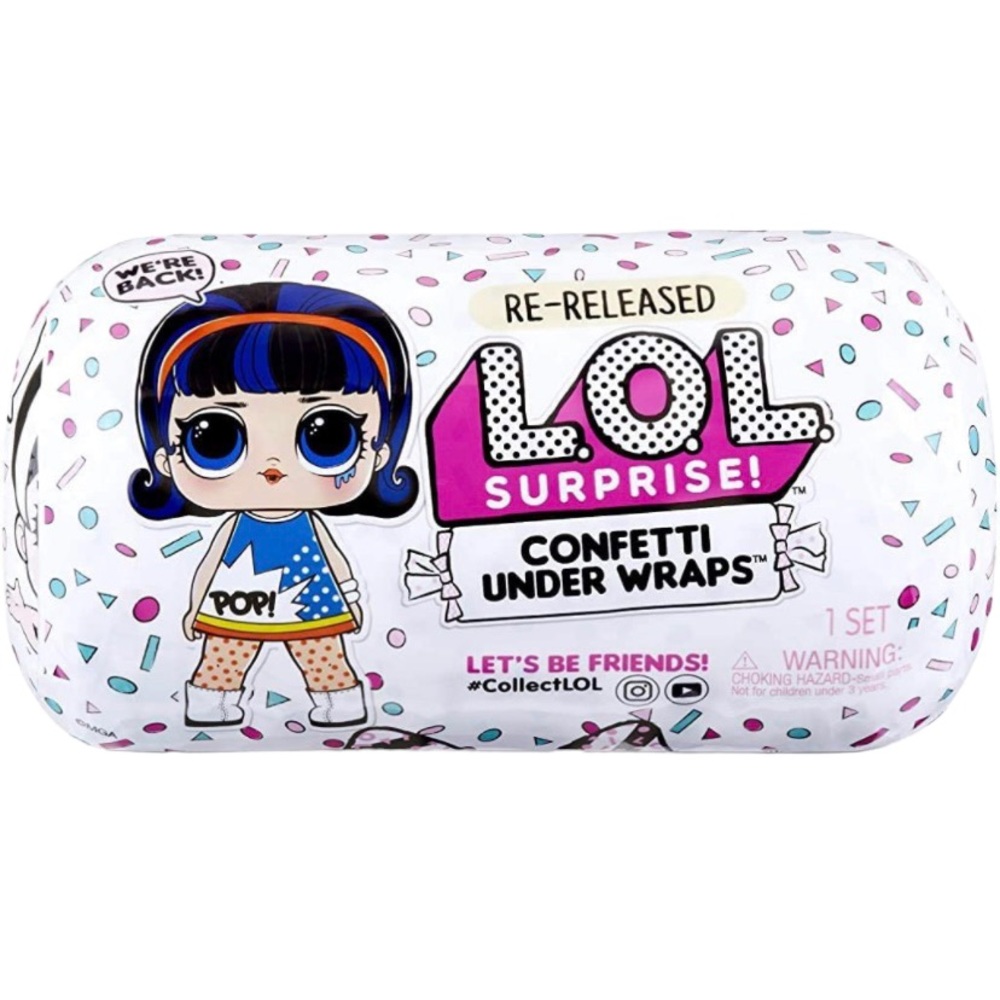 LOL Surprise Confetti Under Wraps Capsule 15 Surprises, Mystery Figure